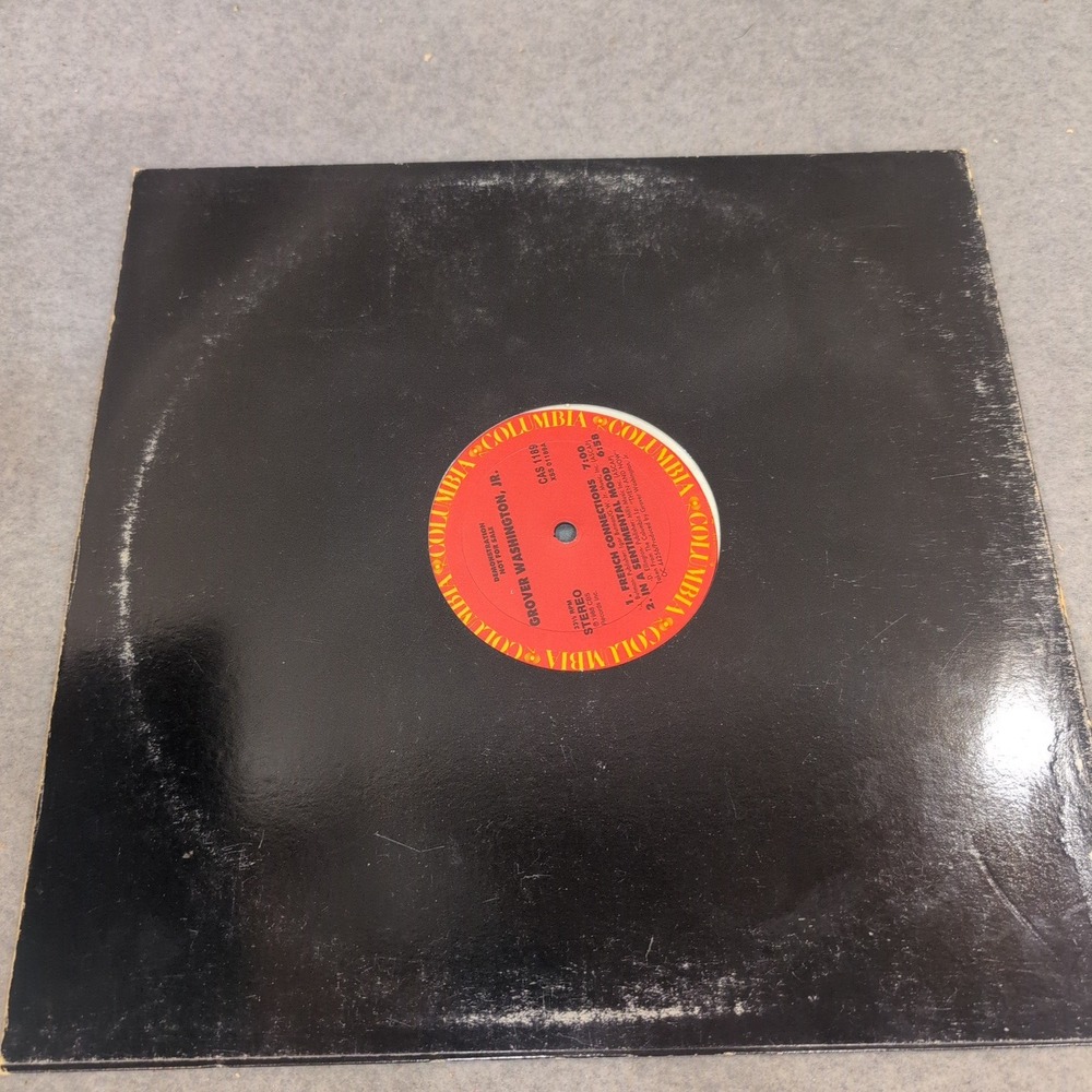 Grover Washington Jr Plays It Straight With Jazz Greats Promo Vinyl CAS1189 1988 - Picture 2 of 6
